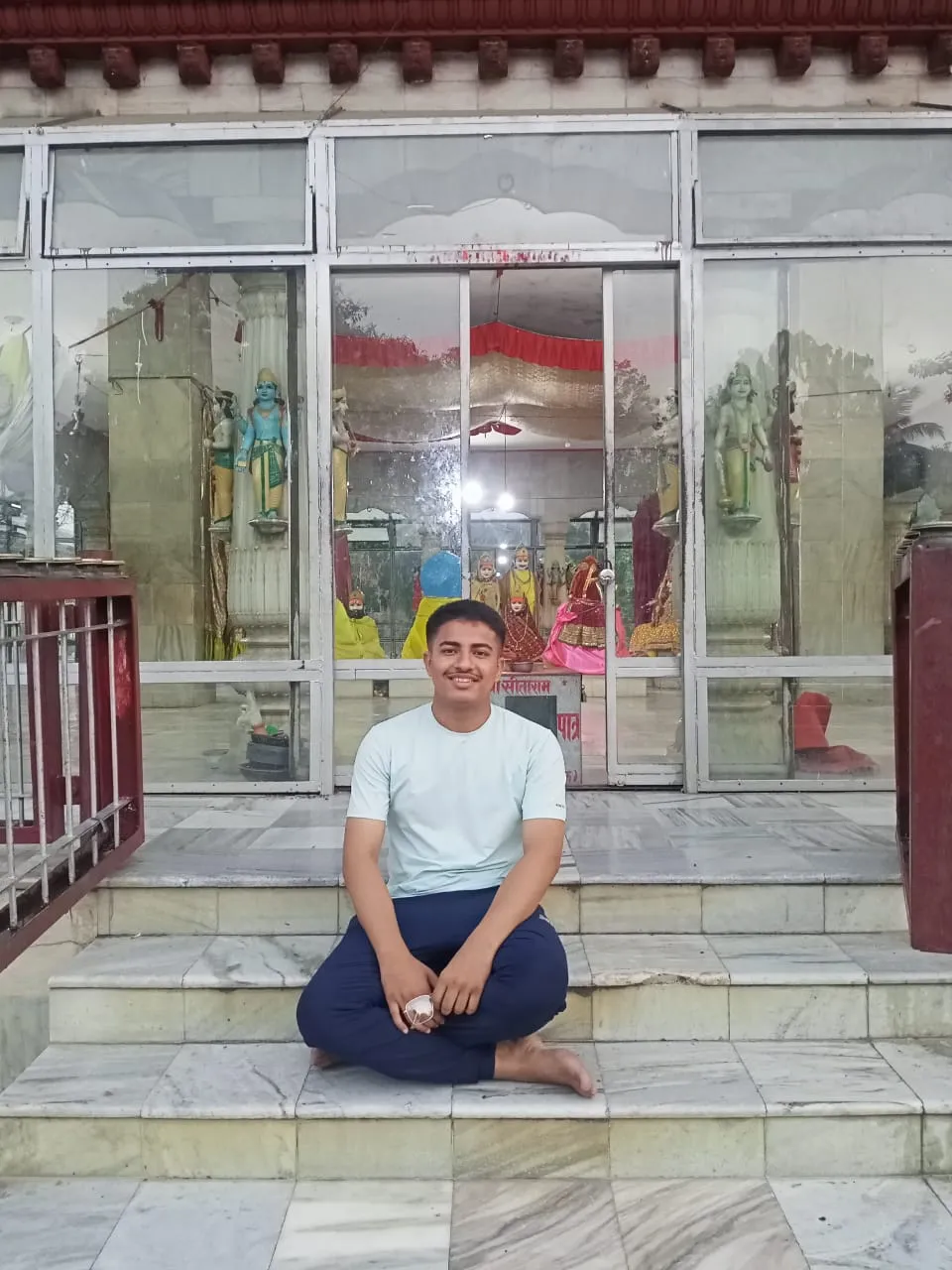 picture of me in Ram Sita Vivah Mandap